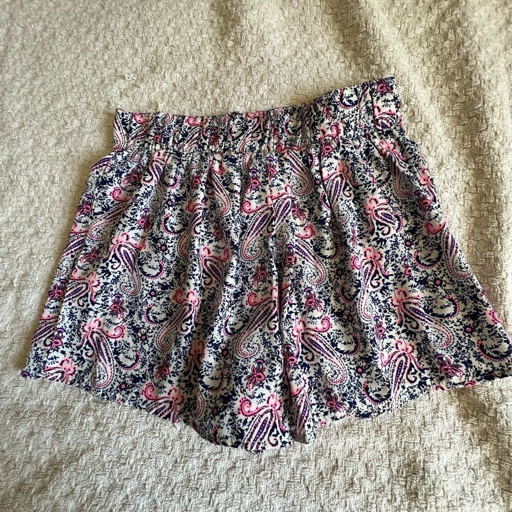 Charlotte Russ shorts pink and black pattern on white background size S - Picture 2 of 6